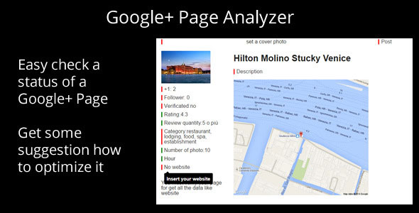 78 Google Plus Page Analyzer
