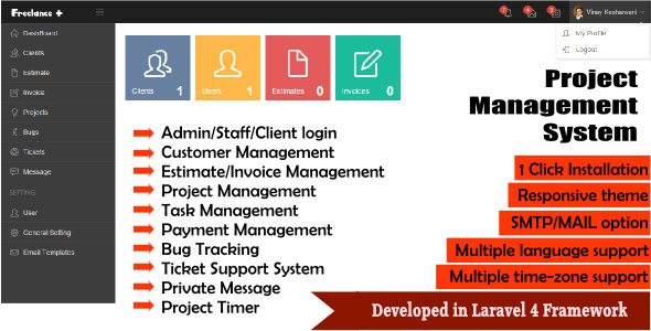 134 Freelance Plus Project Management System