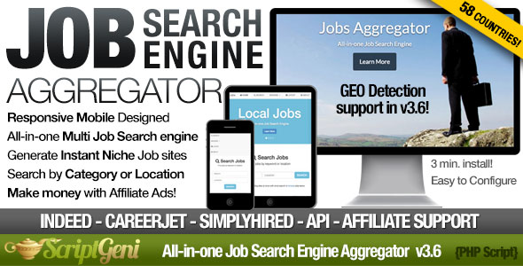 221 Instant Job Search Engine Aggregator
