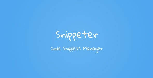 389 Snippeter Code Snippets Manager