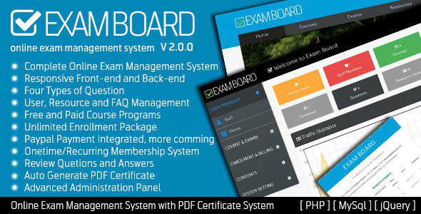 395 Exam Board Online Exam Management System