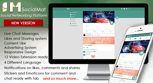 477 Socialmat V13 Social Networking Platform