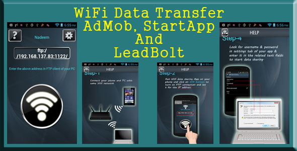 525 Wifi Data Transfer Admob Startapp And Leadbolt