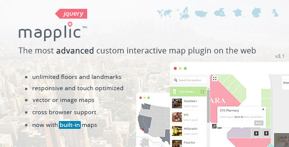 567 Mapplic Custom Interactive Map Jquery Plugin