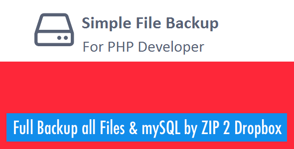 582 Simple Backup Files And Mysql Using Php
